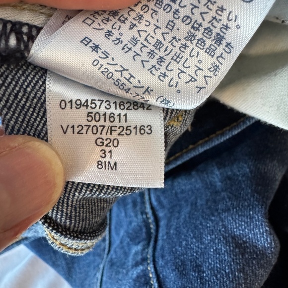 Lands' End Square Rigger Women's Straight Fit Medium Wash Blue Jeans Tag: 31‎ - Picture 11 of 16